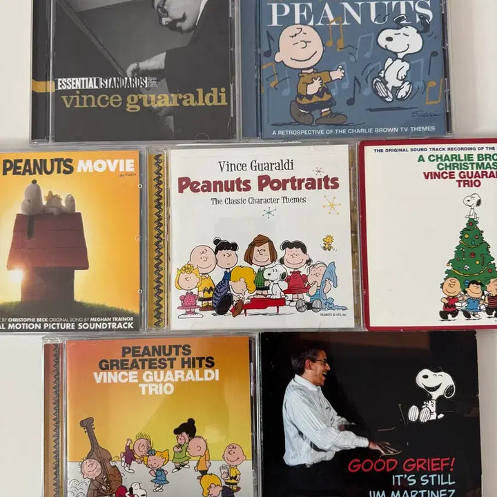 [BUNJANG] Peanuts (Snoopy) Music Collection 7 CD Bundle Set / 피너츠(스누피) 빈스 과랄디 컬렉션 CD 7장 일괄