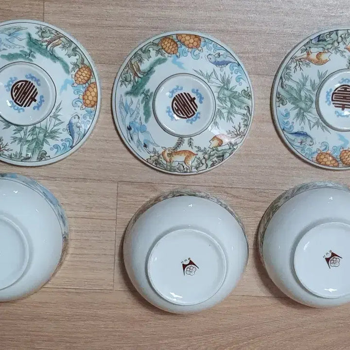 [BUNJANG] Haengnam Ware Rare Turtle and Crane Rice Bowl / 행남사 밥그릇