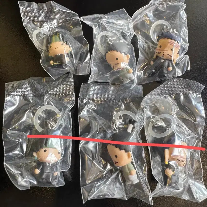 [BUNJANG] Hunter x Hunter Phantom Troupe Accessories Vol. 2 Chrollo, Nobunaga, Franklin Bundle Set / 헌터헌터 메지루시 환영여단2탄 클로로 , 노부나가, 프랭크린 일괄