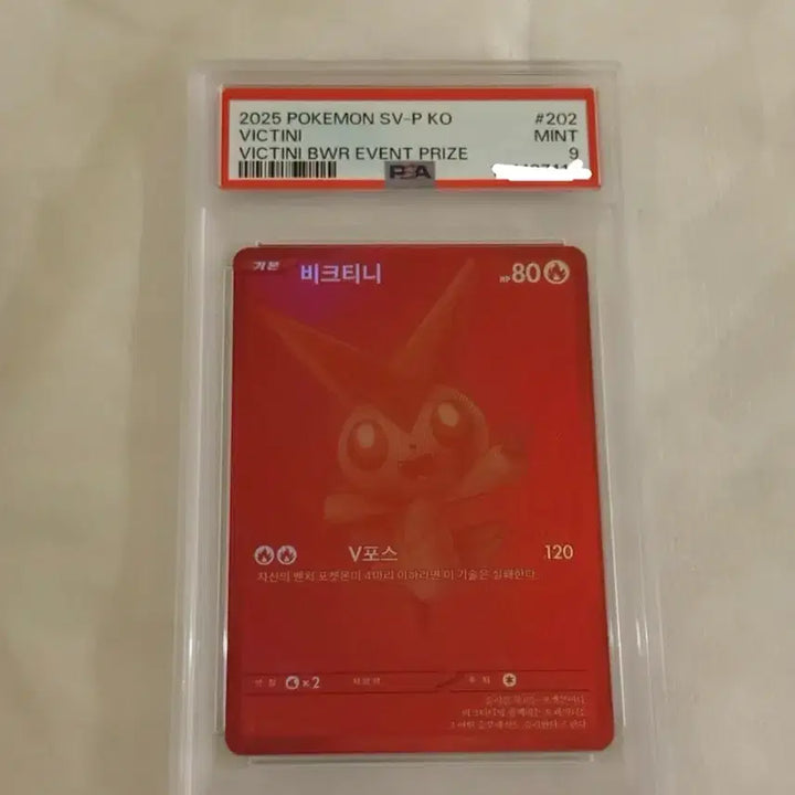 [BUNJANG] Victini BWR Event Prize Pokemon Card (PSA 9) / 비크티니 bwr psa9 포켓몬카드