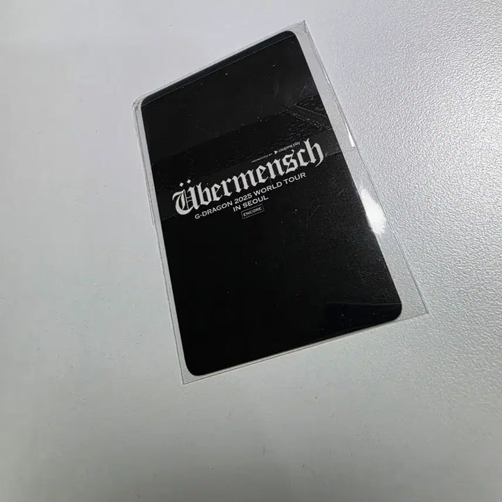 [BUNJANG] G-Dragon Weverse Man Photocard / 지드래곤 지디 위버멘쉬 포토카드