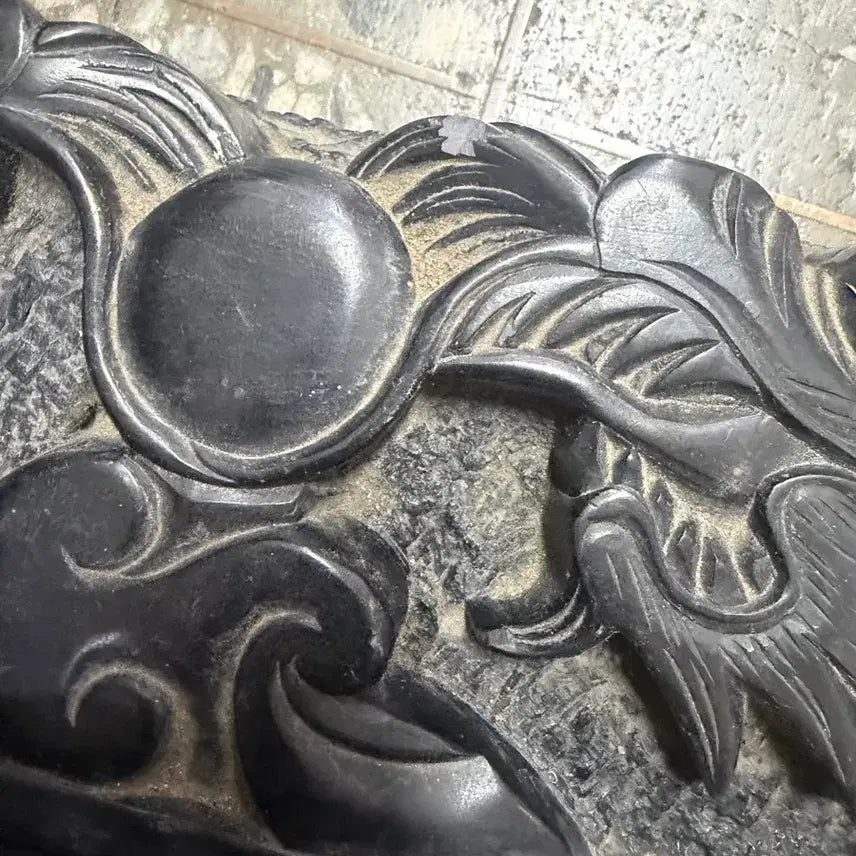 [BUNJANG] Large Dragon Carved Inkstone / 대형 벼루 (용조각)