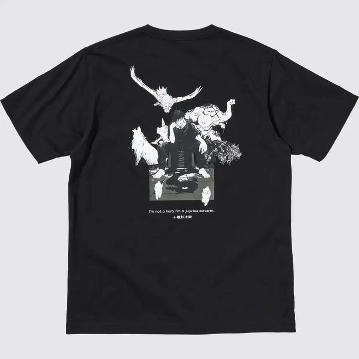 [BUNJANG] Uniqlo UT Jujutsu Kaisen Fushiguro Graphic T-Shirt / 유니클로ut 주술회전 후시구로 티셔츠 반팔