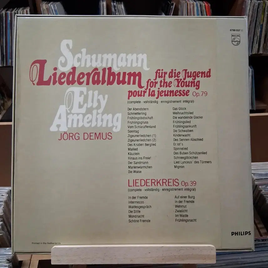 [BUNJANG] Schumann Lieder: Elly Ameling, Jörg Demus Double LP (Mint) / 민트 더블 LP 슈만 리더아 엘리 아멜링 요르그 데무스 LP