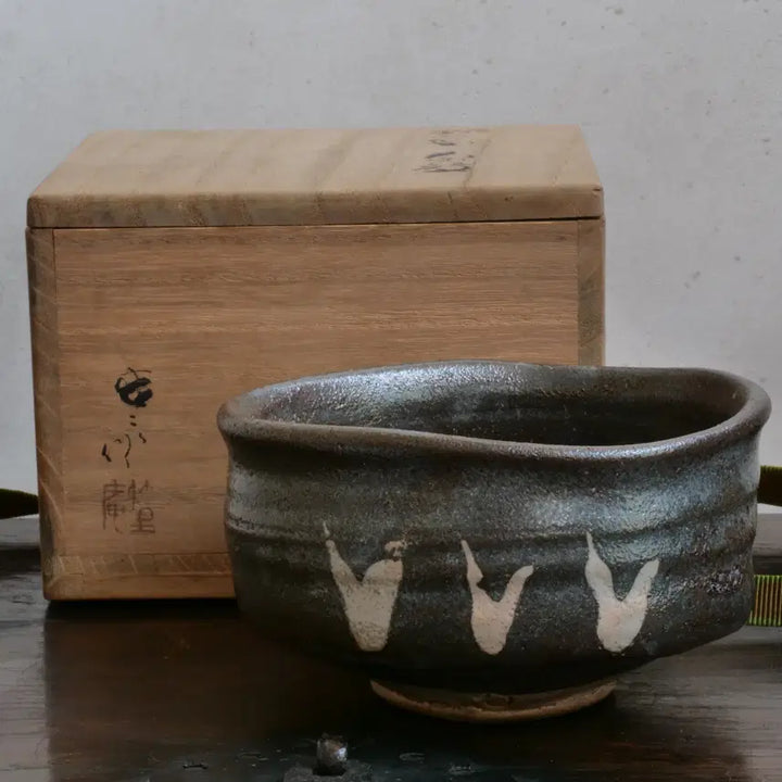 [BUNJANG] Kato Shunji II Nezumi Shino Chawan (Tea Bowl) / 시노 다완