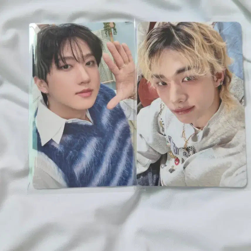 [BUNJANG] Stray Kids Changbin Hyunjin HyuniBini Lucky Draw Photocard Bundle Set / 혀니비니 특전포카 / 창빈 현진 특전 포카 일괄 양도