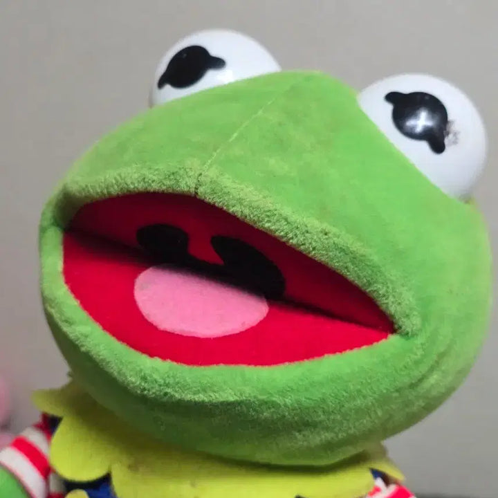 [BUNJANG] Vintage Muppet Babies Kermit Plush Doll / 빈티지 - 머펫 베이비 멜빵옷 입은 커밋 인형