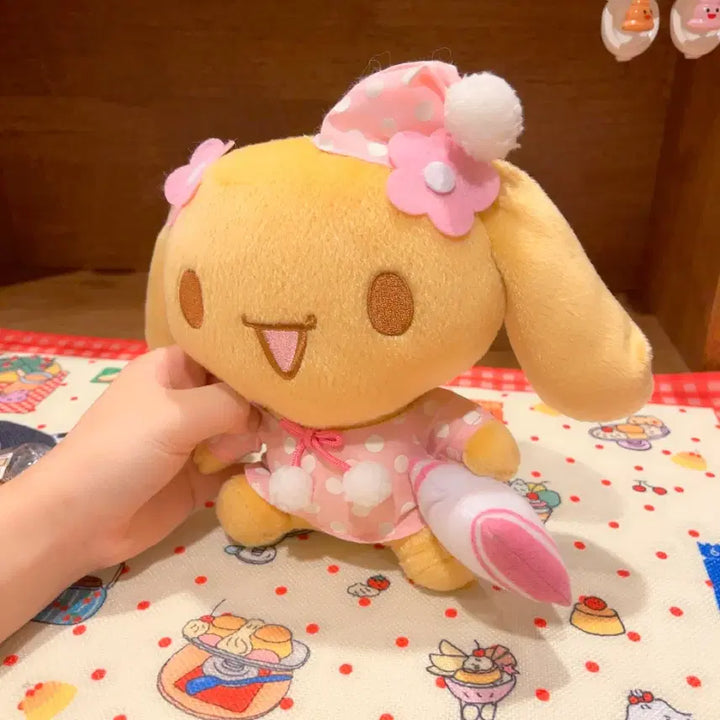 [BUNJANG] Vintage Sanrio Cinnamoroll Mocha Pajamas Series Plush / 고전 산리오 시나모롤 모카 잠옷 파자마 시리즈 인형