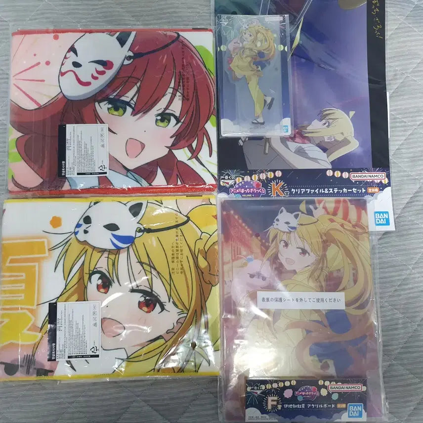 [BUNJANG] Bocchi the Rock! Ichiban Kuji Nijika &amp; Kita Acrylic Board, Stand, Towel, L-File Bundle / 봇치 이치방쿠지 니지카 아크릴