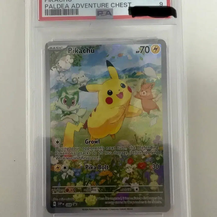 [BUNJANG] Pikachu Summer Promo Pokemon Card PSA 9 / 피카츄 psa9 여름프로모 포켓몬스터 카드