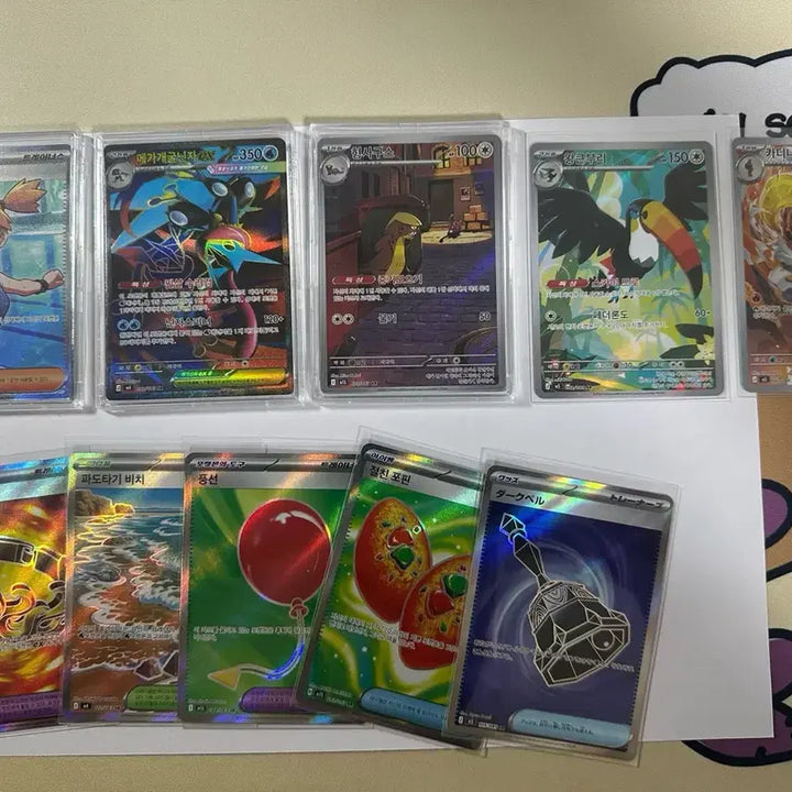 [BUNJANG] Pokemon TCG Bundle Set / 이슬의 기력sr, 개굴닌자sr 외 8장 일괄 판매