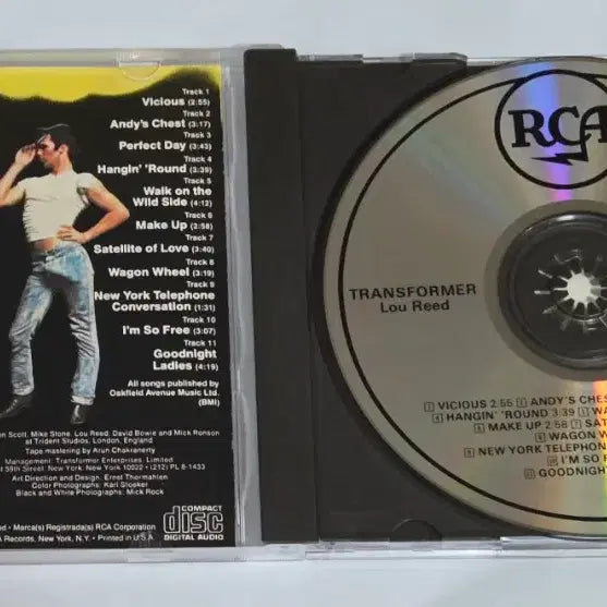 [BUNJANG] Lou Reed Transformer Velvet Underground CD / 루 리드 Transformer 앨범 시디 CD 밸벳 언더그라운드