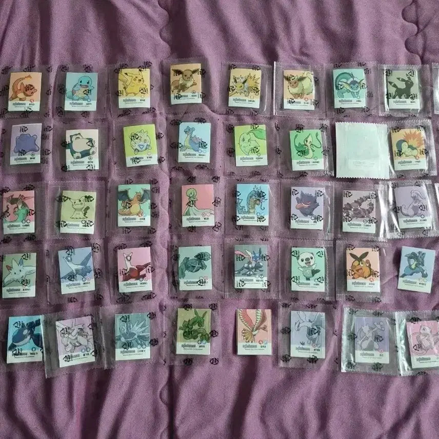 [BUNJANG] Pokemon Nacho Sticker Full Set Ttibs / 포켓몬 나쵸 스티커 전종 띠부씰