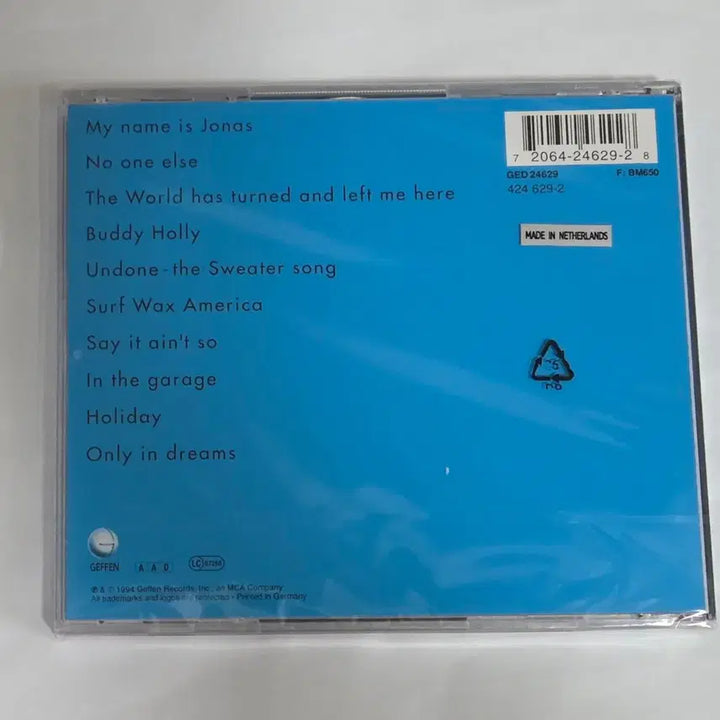 [BUNJANG] Weezer Blue Album CD (Sealed) / 미개봉 위저 Blue 앨범 시디 CD Weezer