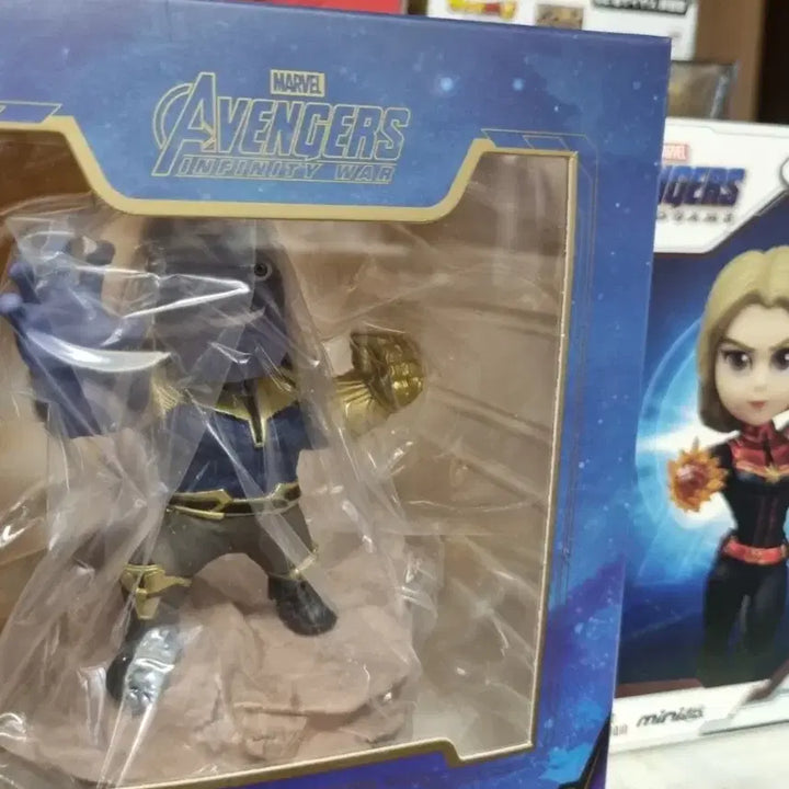 [BUNJANG] Beast Kingdom Mini Egg Attack Thanos &amp; Captain Marvel Set / 어벤져스 미니에그어택 타노스, 캡틴마블