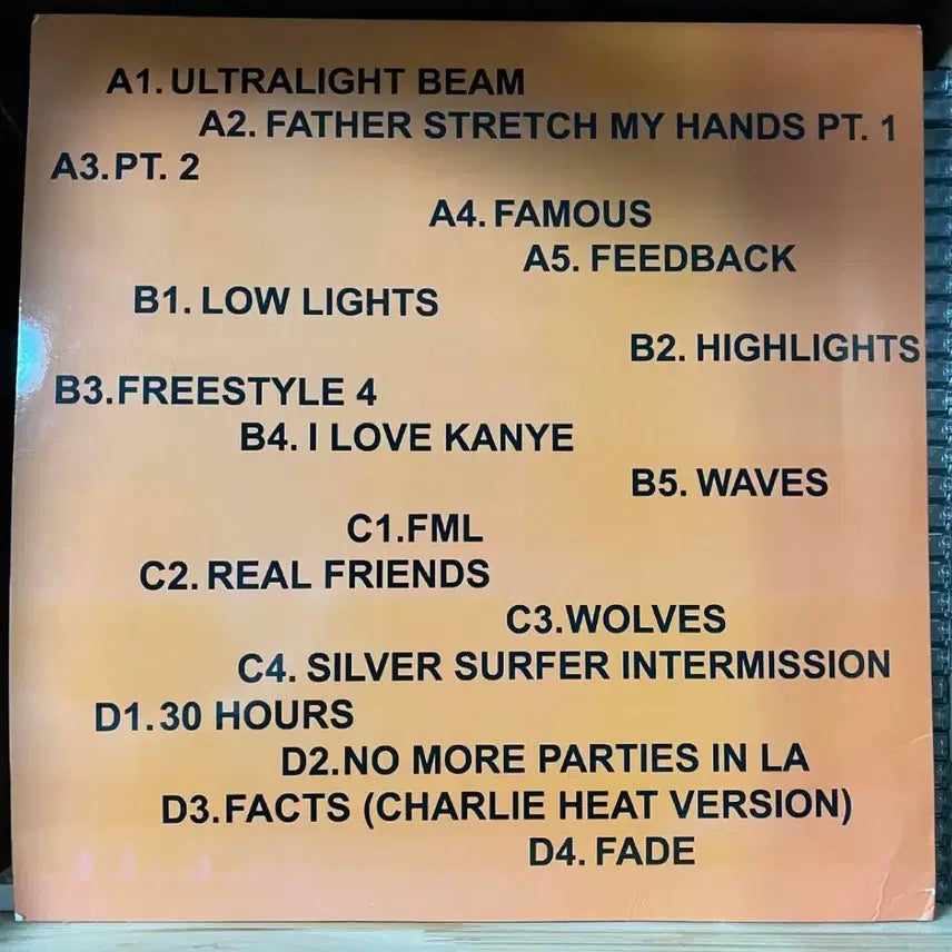 [BUNJANG] Kanye West The Life of Pablo Vinyl LP / 칸예웨스트 tlop lp kanye west vinyl