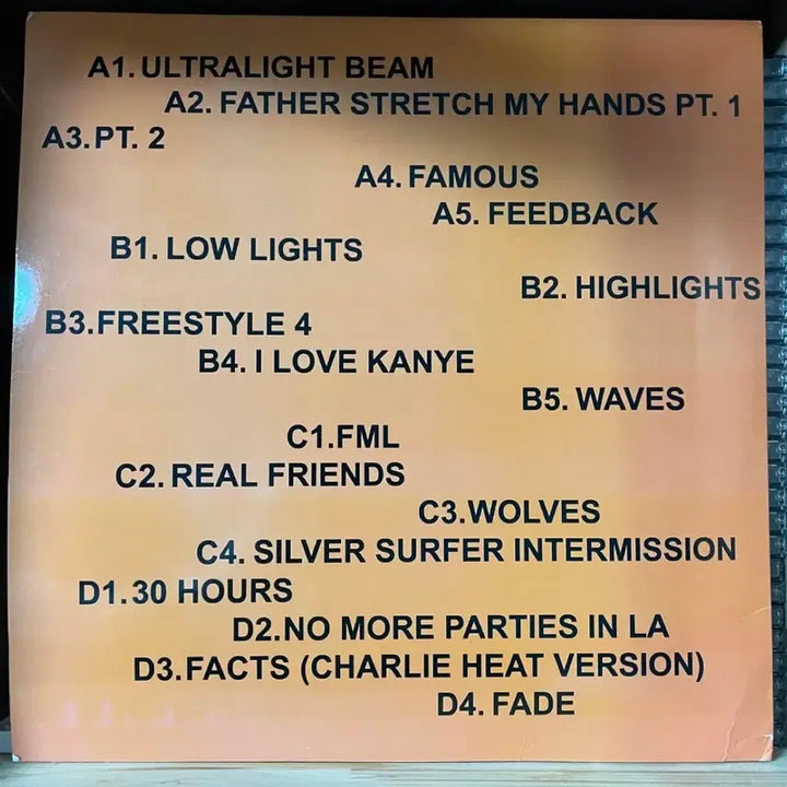 [BUNJANG] Kanye West The Life of Pablo Vinyl LP / 칸예웨스트 tlop lp kanye west vinyl