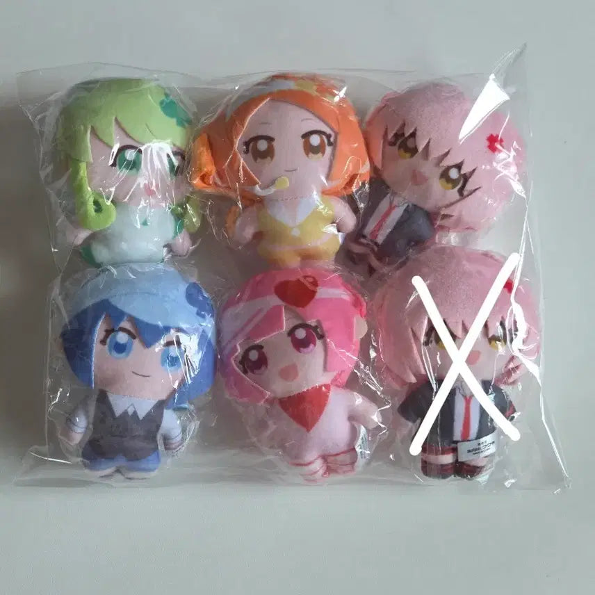 [BUNJANG] Shugo Chara! Kapuko Friends Plush Doll Gacha Set / (미개봉/5종 풀셋) 캐릭캐릭체인지 카푸코 프렌즈 누이 인형 가챠 아무