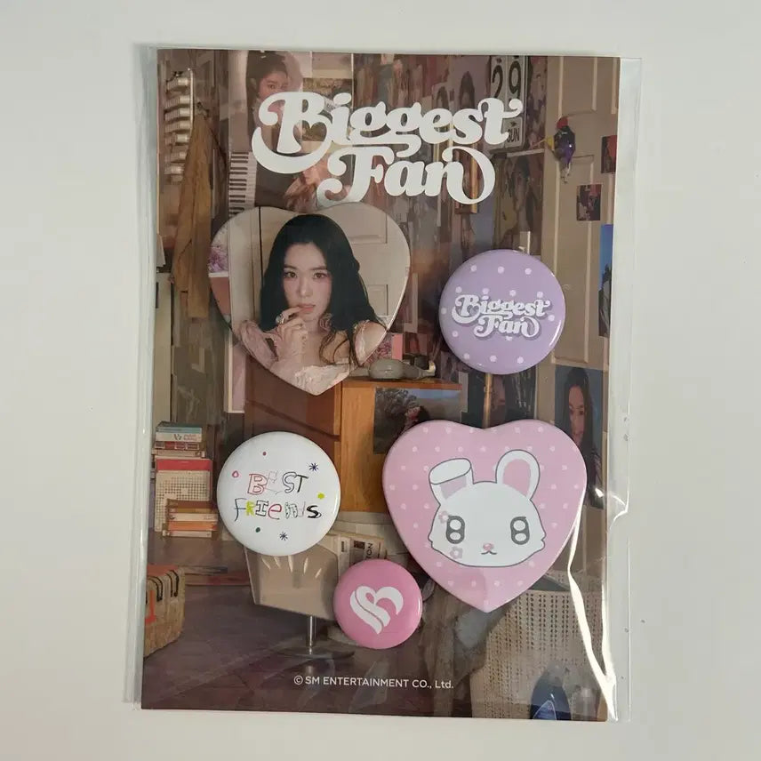 [BUNJANG] Red Velvet Irene Biggest Fan Pin Badge Set / 아이린 Biggest Fan 핀뱃지 세트