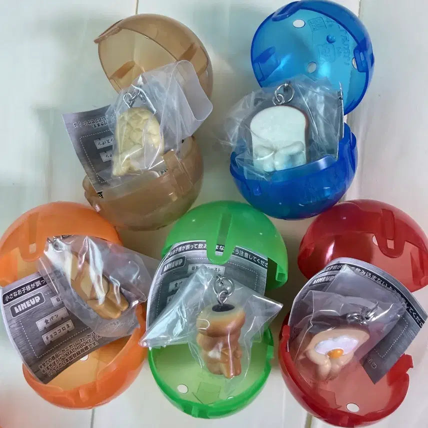 [BUNJANG] Machi Bokke Bread Mezushi Keyring Full Set / 언제오려나 마치보케 빵 메지루시 키링 풀세트