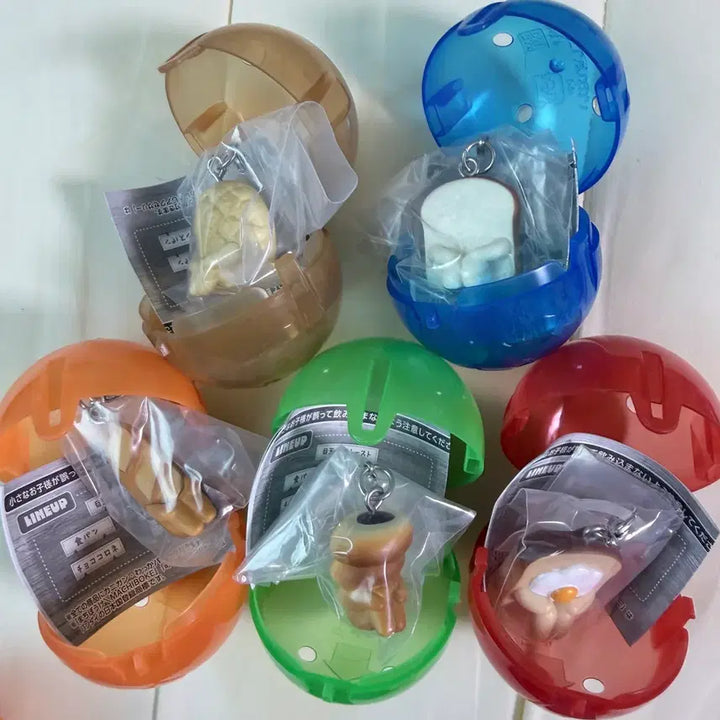[BUNJANG] Machi Bokke Bread Mezushi Keyring Full Set / 언제오려나 마치보케 빵 메지루시 키링 풀세트
