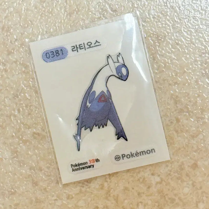 [BUNJANG] Pokemon Latias 30th Anniversary Sticker / 포켓몬 띠부씰 라티오스 30주년 기념 스티커