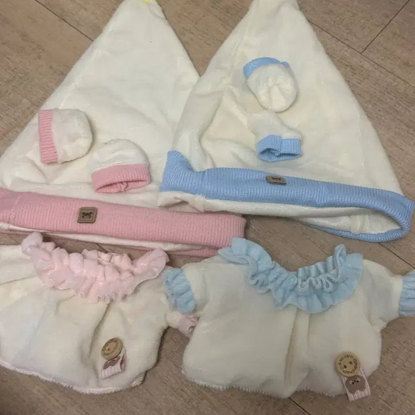 [BUNJANG] 20cm Doll Pajamas Bundle Set / 20cm 솜 인형옷 잠옷 일괄