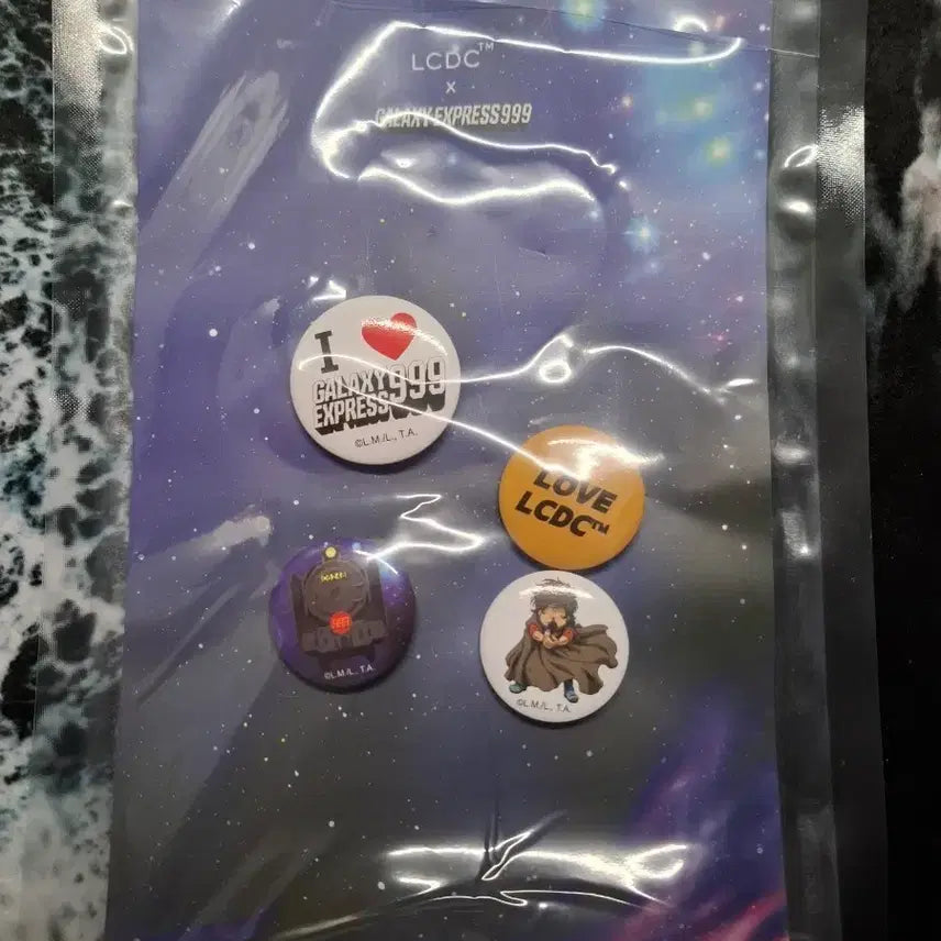 [BUNJANG] Galaxy Express 999 LCDCTM Pin Button Bundle Set / (일괄) 은하철도999 엘씨디씨티엠 핀버튼