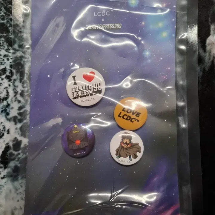 [BUNJANG] Galaxy Express 999 LCDCTM Pin Button Bundle Set / (일괄) 은하철도999 엘씨디씨티엠 핀버튼