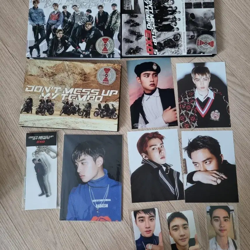 [BUNJANG] EXO Tempo Bundle Set (Album, D.O. Photocard, Goods, Postcard) / 일괄)EXO Tempo 엑소 템포 앨범+도경수 포카+디오 굿즈+엽서