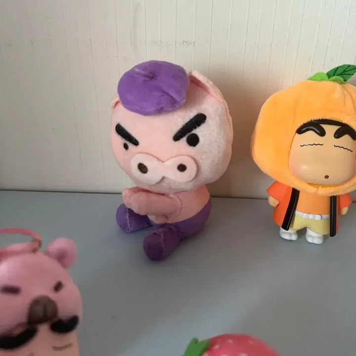 [BUNJANG] Crayon Shin-chan 8-Piece Figure/Plush/Keychain Set / 짱구 피규어/인형/키링 8종