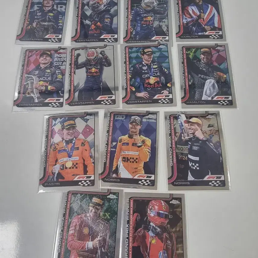 [BUNJANG] 2025 Topps Chrome F1 Base Card Set / 2025 topps chrome 탑스 크롬 f1 베이스 모음1
