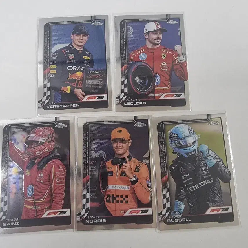 [BUNJANG] 2025 Topps Chrome F1 Base Card Set / 2025 topps chrome 탑스 크롬 f1 베이스 모음1