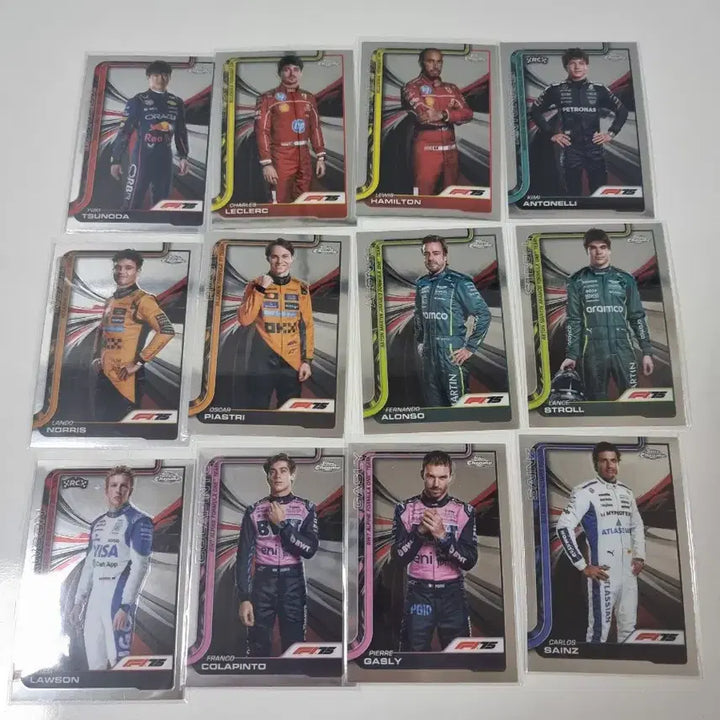 [BUNJANG] 2025 Topps Chrome F1 Base Set Collection / 2025 topps chrome 탑스 크롬 f1 베이스 모음2
