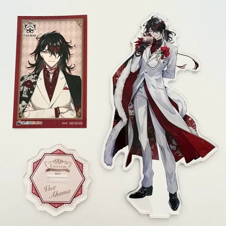 [BUNJANG] Nijisanji EN Vox Akuma Acrylic Stand &amp; Card Bundle Set / 니지산지 EN 복스 아쿠마 아크릴 스탠드 카드 일괄