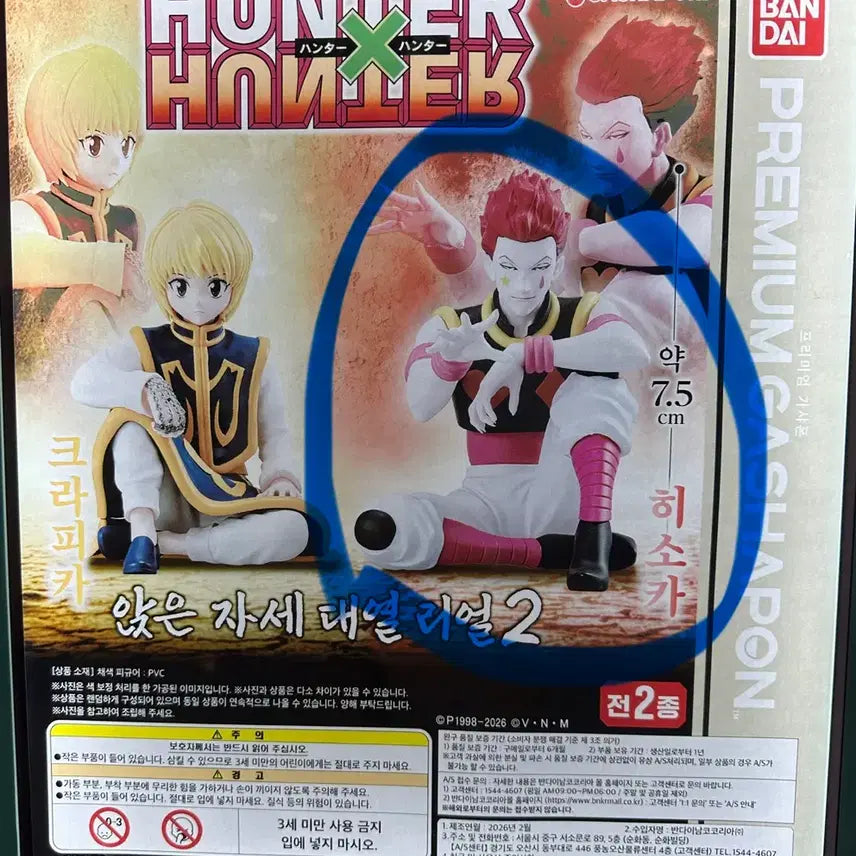 [BUNJANG] Hunter x Hunter Hisoka Sitting Pose Real Figure 2 / (히소카) 앉은자세대열리얼2 헌터헌터