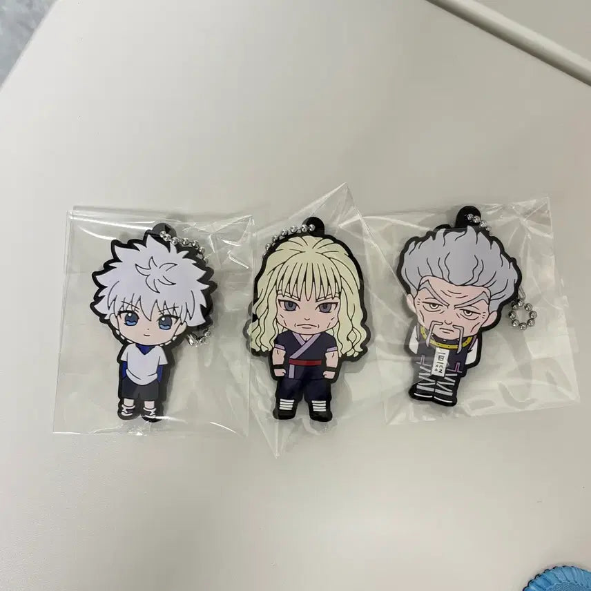 [BUNJANG] Hunter x Hunter Zoldyck Family Killua Rubber Strap Set / 헌터헌터 키르아 러버스트랩 조르딕가 판매