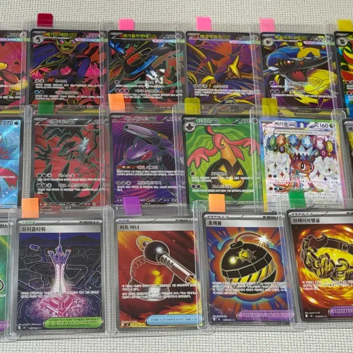[BUNJANG] Pokemon Card Lot - SR &amp; AR Cards (Non-Duplicate, Includes Abyss Eye) / 포켓몬카드 어비스아이포함 미중복 SR AR 40장 일괄 상태최상!