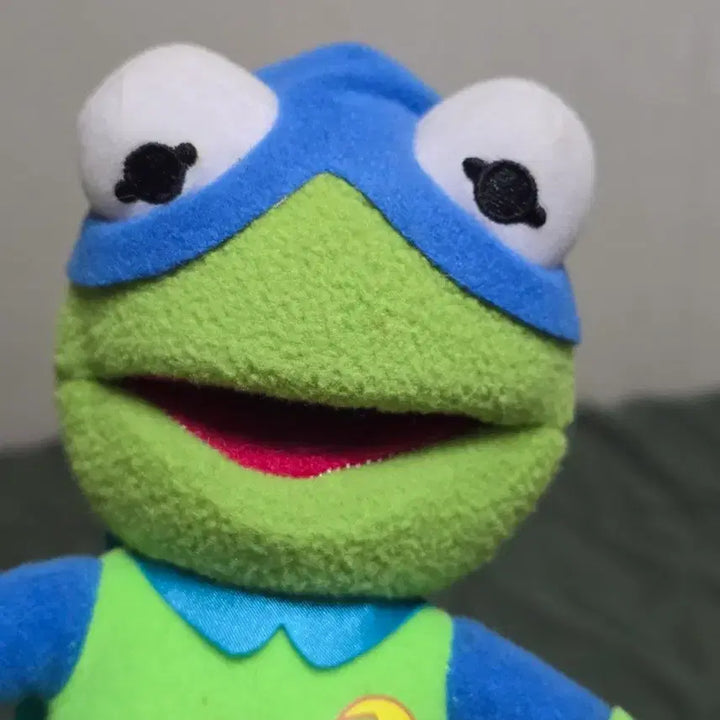 [BUNJANG] Muppet Babies Kermit Plush - Superhero Version / 주니어 머펫 베이비 슈퍼히어로 커밋 인형