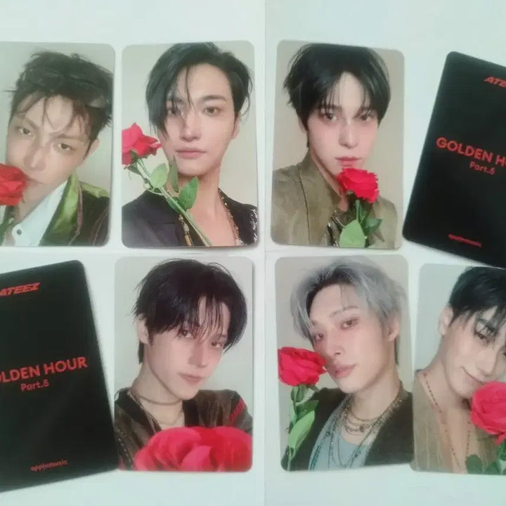 [BUNJANG] ATEEZ Golden Hour: Part. 5 Apple Music Digi Pack Lucky Draw Roses Ver. Set / 에이티즈 애플뮤직 장미의전쟁 특전 세트