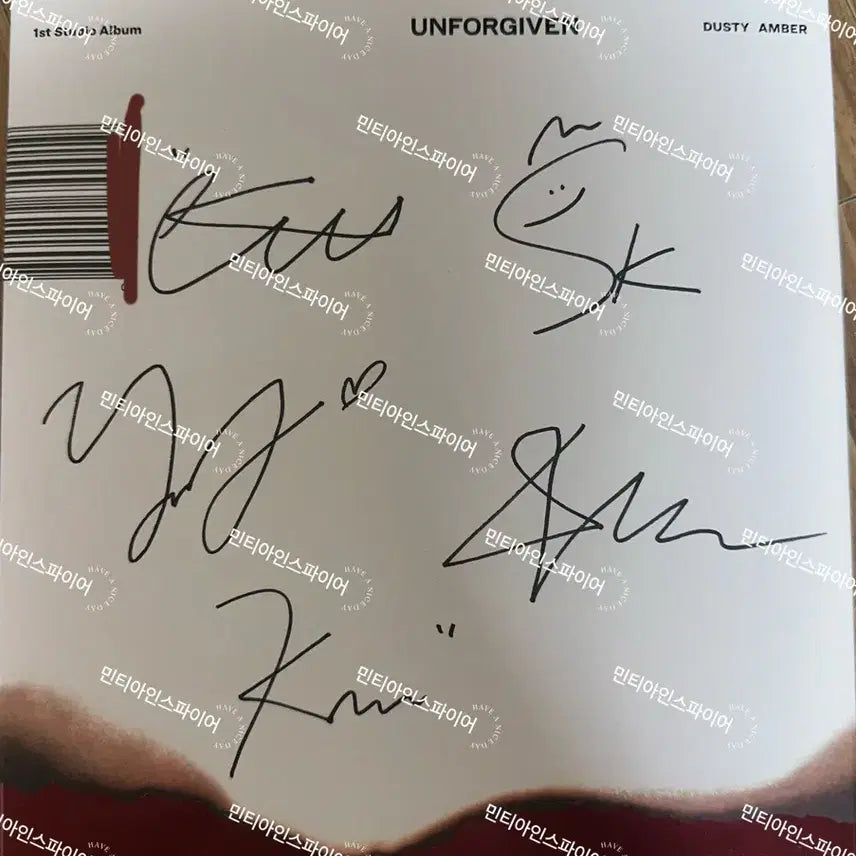 [BUNJANG] Le Sserafim UNFORGIVEN Signed Album / 비매) 르세라핌 UNFORGIVEN1 언포기븐 싸인 앨범