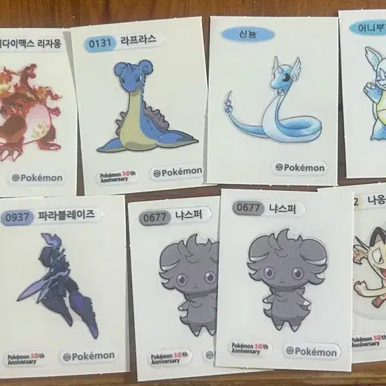 [BUNJANG] Pokemon Stickers Bundle Set / 포켓몬 띠부씰 일괄판매