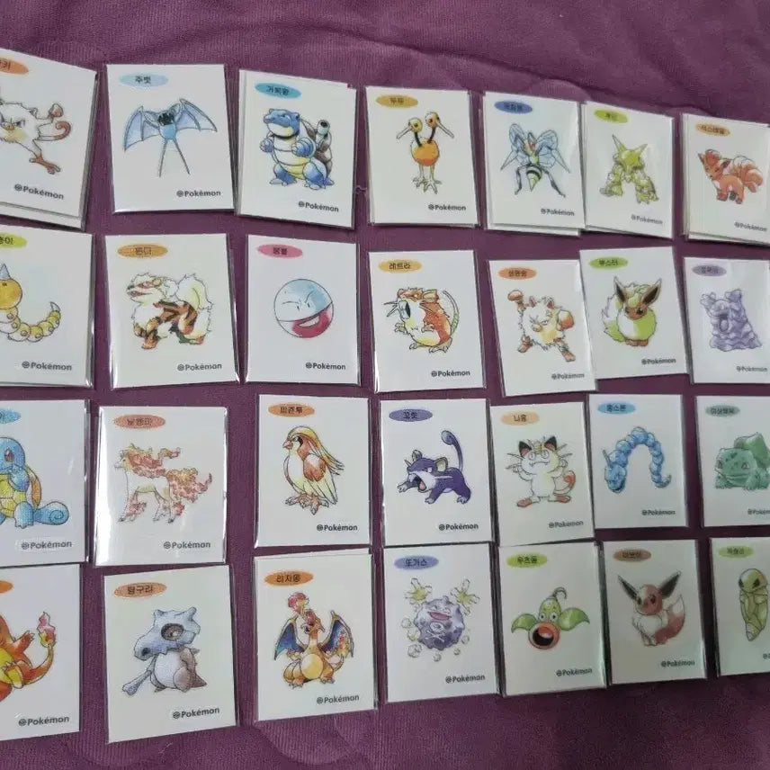 [BUNJANG] Pokemon Artwork Special Stickers / 포켓몬 아트웍 스폐셜 띠부씰 판매