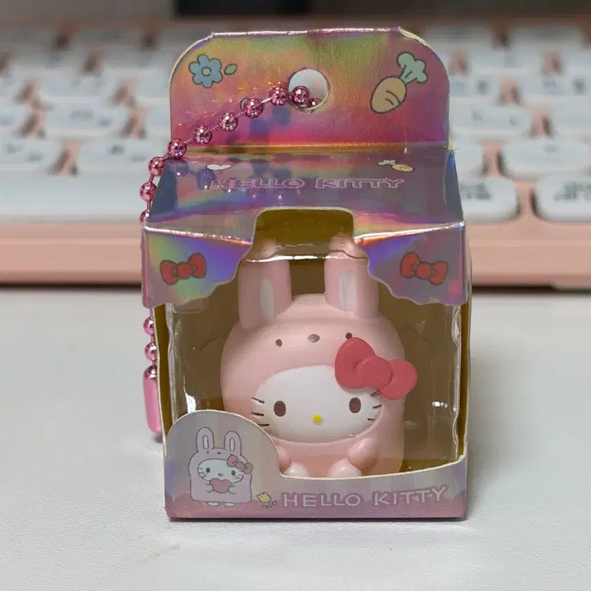 [BUNJANG] Hello Kitty Bean Figure Keychain / 키티 콩알 피규어 키링