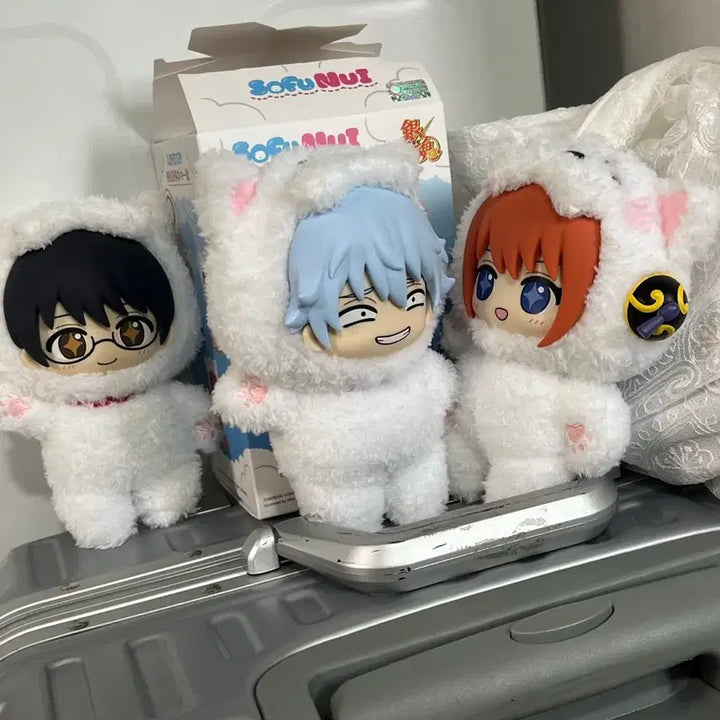 [BUNJANG] Gintama Yorozuya Gintoki Sakata Secret, Shinpachi Shimura, Kagura Shimura Plush Set / 은혼 소프누이 요로즈야 해결사 긴토키 시크릿 신파치 카구라