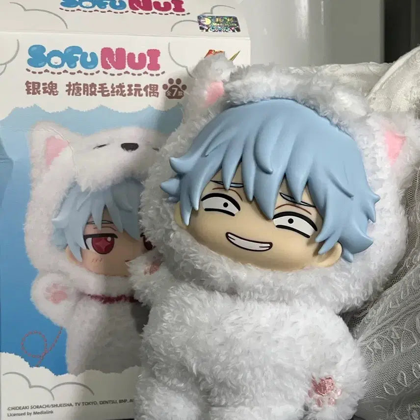 [BUNJANG] Gintama Yorozuya Gintoki Sakata Secret, Shinpachi Shimura, Kagura Shimura Plush Set / [급처]은혼 소프누이 요로즈야 해결사 긴토키 시크릿 신파치 카구라