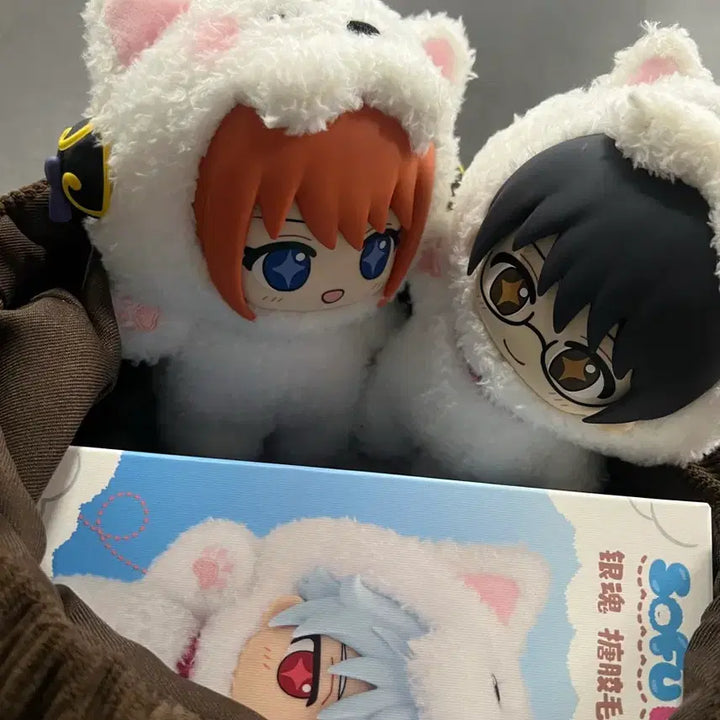 [BUNJANG] Gintama Yorozuya Gintoki Sakata Secret, Shinpachi Shimura, Kagura Shimura Plush Set / [급처]은혼 소프누이 요로즈야 해결사 긴토키 시크릿 신파치 카구라