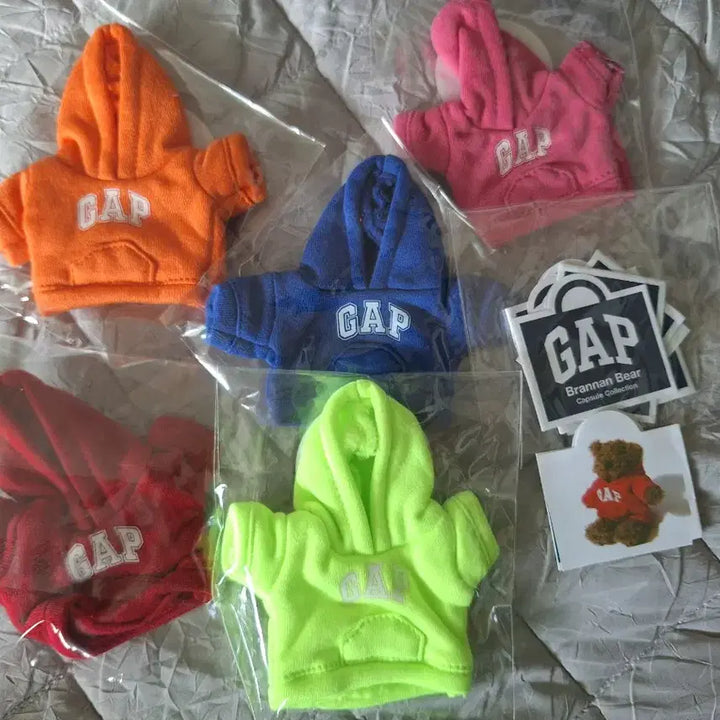 [BUNJANG] Gromit Boysbear GAP Hoodie Doll Clothes Bundle Set / 그로밋 보이즈베어 GAP 후드 인형 옷 5종 일괄