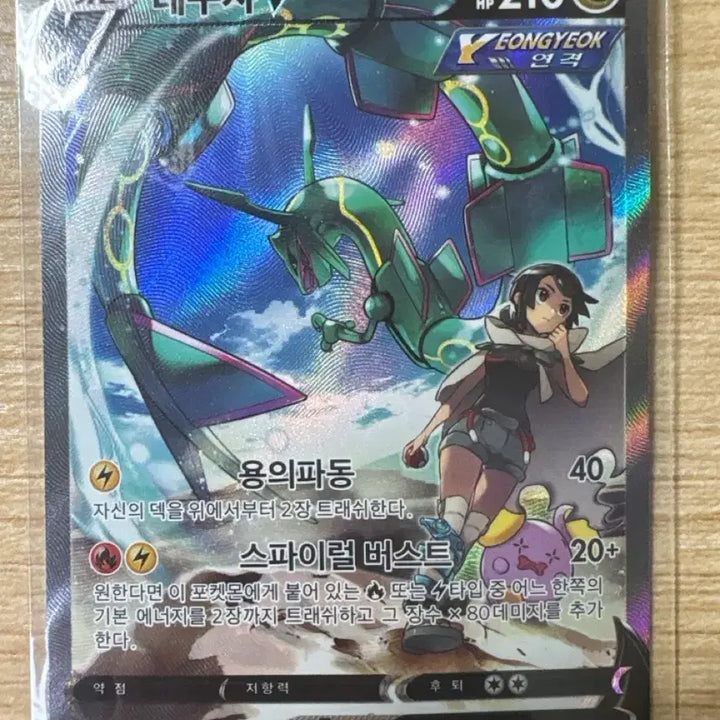 [BUNJANG] Rayquaza Card / 레쿠쟈 카드