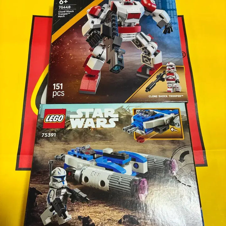 [BUNJANG] LEGO Star Wars 75448 Clone Shock Trooper Mech &amp; 75391 Mech 2-Set Bundle / LEGO 레고 스타워즈 75448, 75391 메크 2종